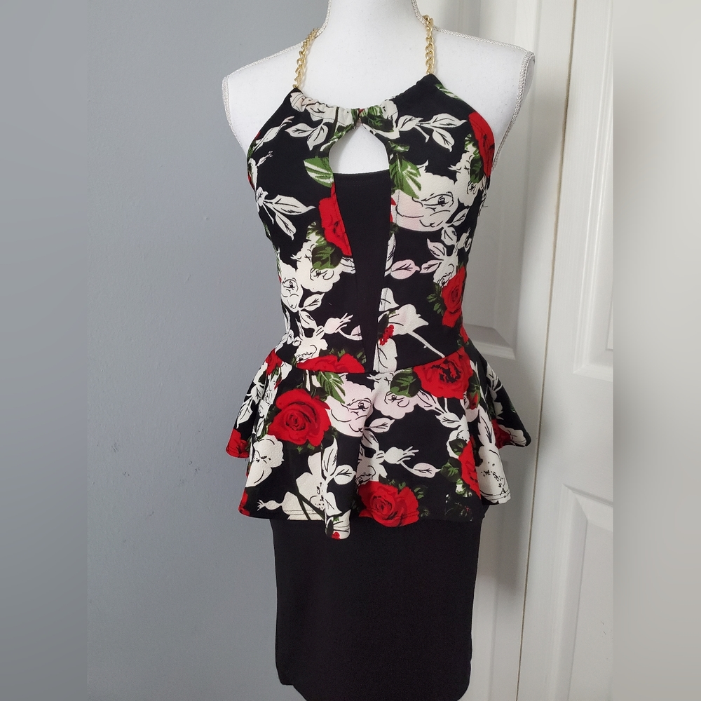 Uva Line peplum dress size S